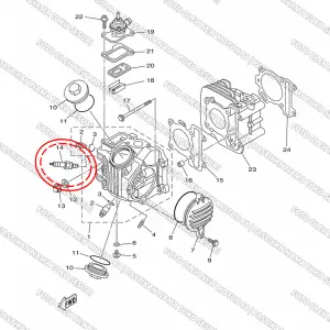 Busi NGK C6HSA Yamaha Jupiter Z Burhan Robot Vega R ZR RR Crypton 94700-00868 7