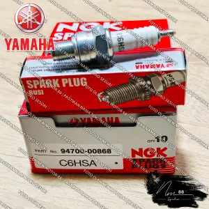 Busi NGK C6HSA Yamaha Jupiter Z Burhan Robot Vega R ZR RR Crypton 94700-00868 6